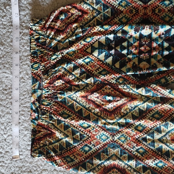 Super Soft Silky Stretch Tribal/Aztec Bohemian Fashion Leggings - Picture 7 of 7